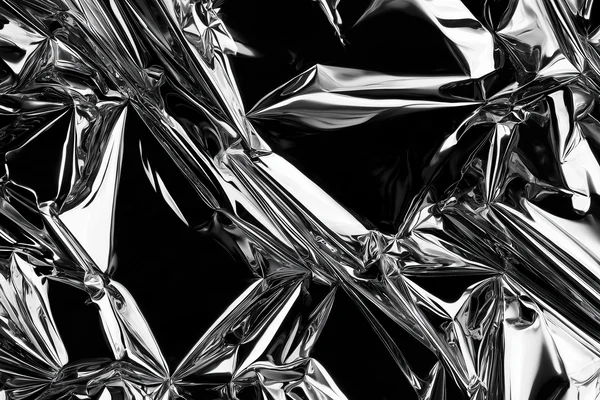 Abstract Metallic Foil Texture