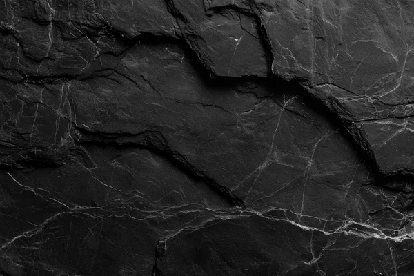 Dark Fractured Slate Surface