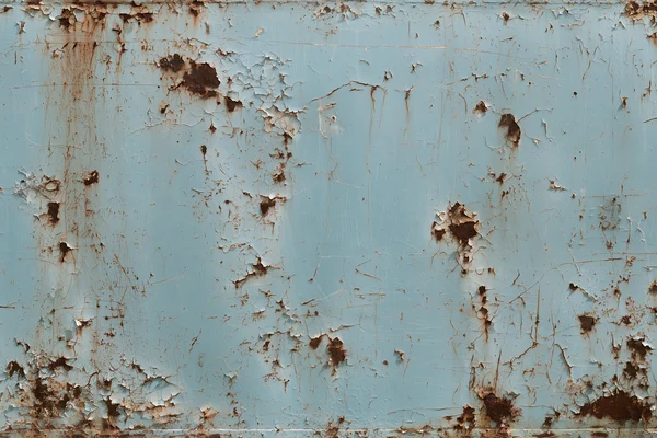 Weathered Blue Metal Surface