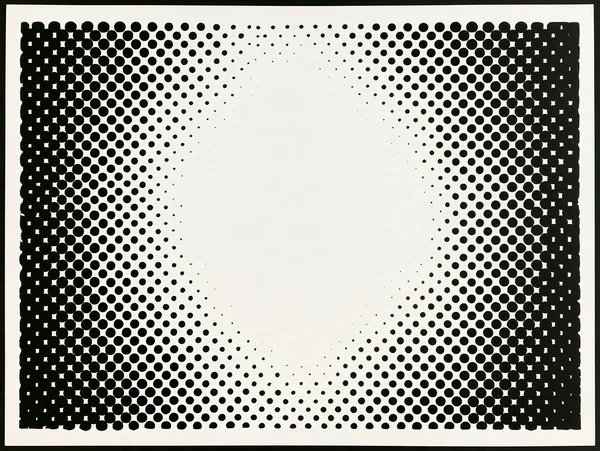 Monochrome Halftone Gradient Pattern