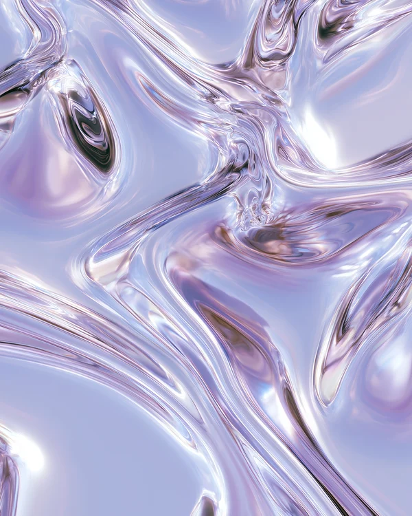 Liquid Chrome Abstract Surface