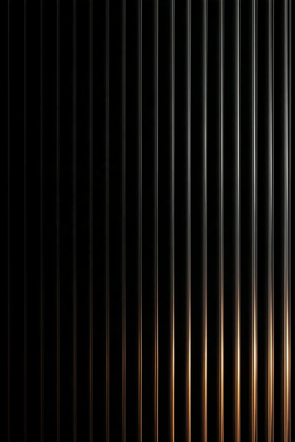 Vertical Ribbed Glass Pattern