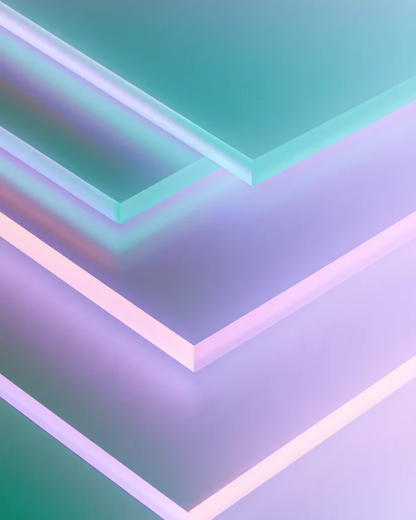 Translucent Layered Glass Sheets