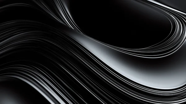 Abstract Silver Flow