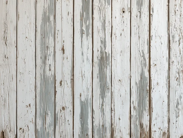 Weathered White Painted Wood Planks