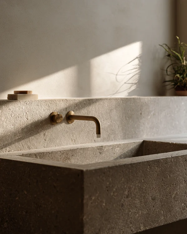 Minimalist Stone Bathroom Basin