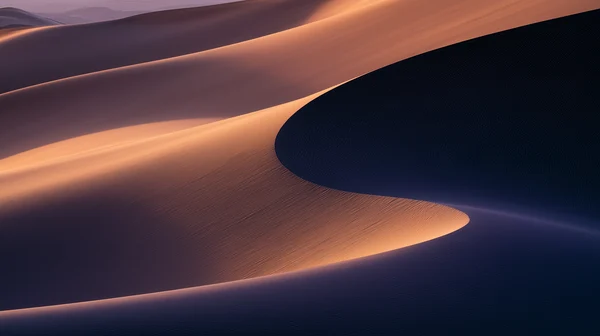 Golden Hour Desert Dunes