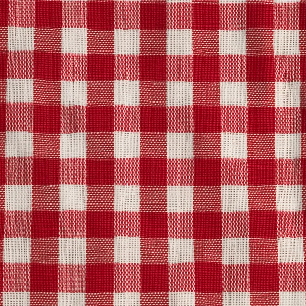 Red and White Gingham Fabric Texture