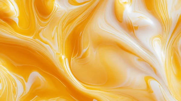 Golden Fluid Swirls