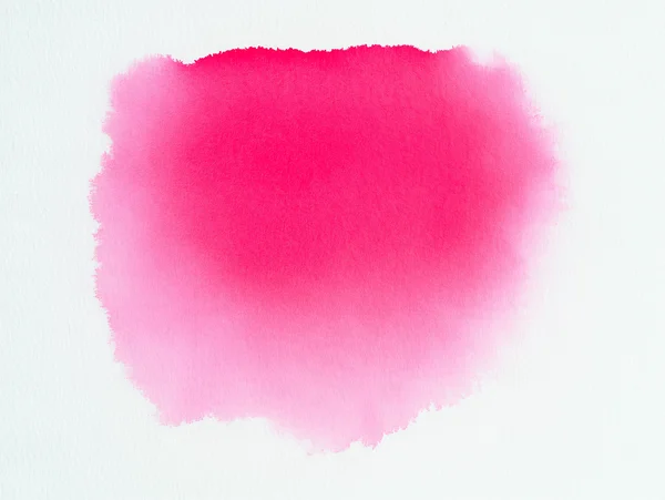 Pink Watercolor Wash on Paper