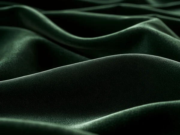 Dark Green Fabric Folds