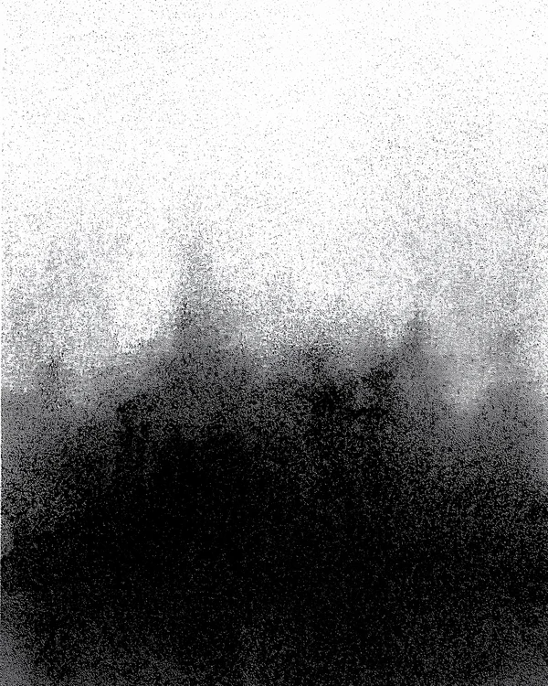 Abstract Monochrome Halftone Gradient